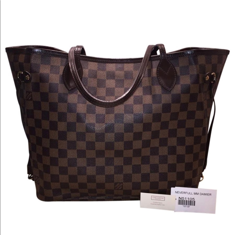 ⛔️SOLD⛔️ Louis Vuitton Neverfull Mm Damier Ebene